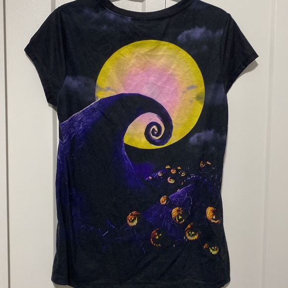 Disney Tim Burton's The Nightmare Before Christmas T-Shirt Juniors XL 15/17 - Picture 7 of 7